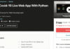 Develop A Covid-19 Live Web App With Python Django